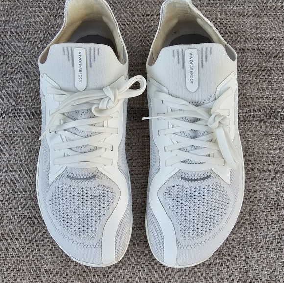 Vivo barefoot Shoes - Vivo Barefoot Womens Primus Lite Knit Shoes Bright White Sz 39